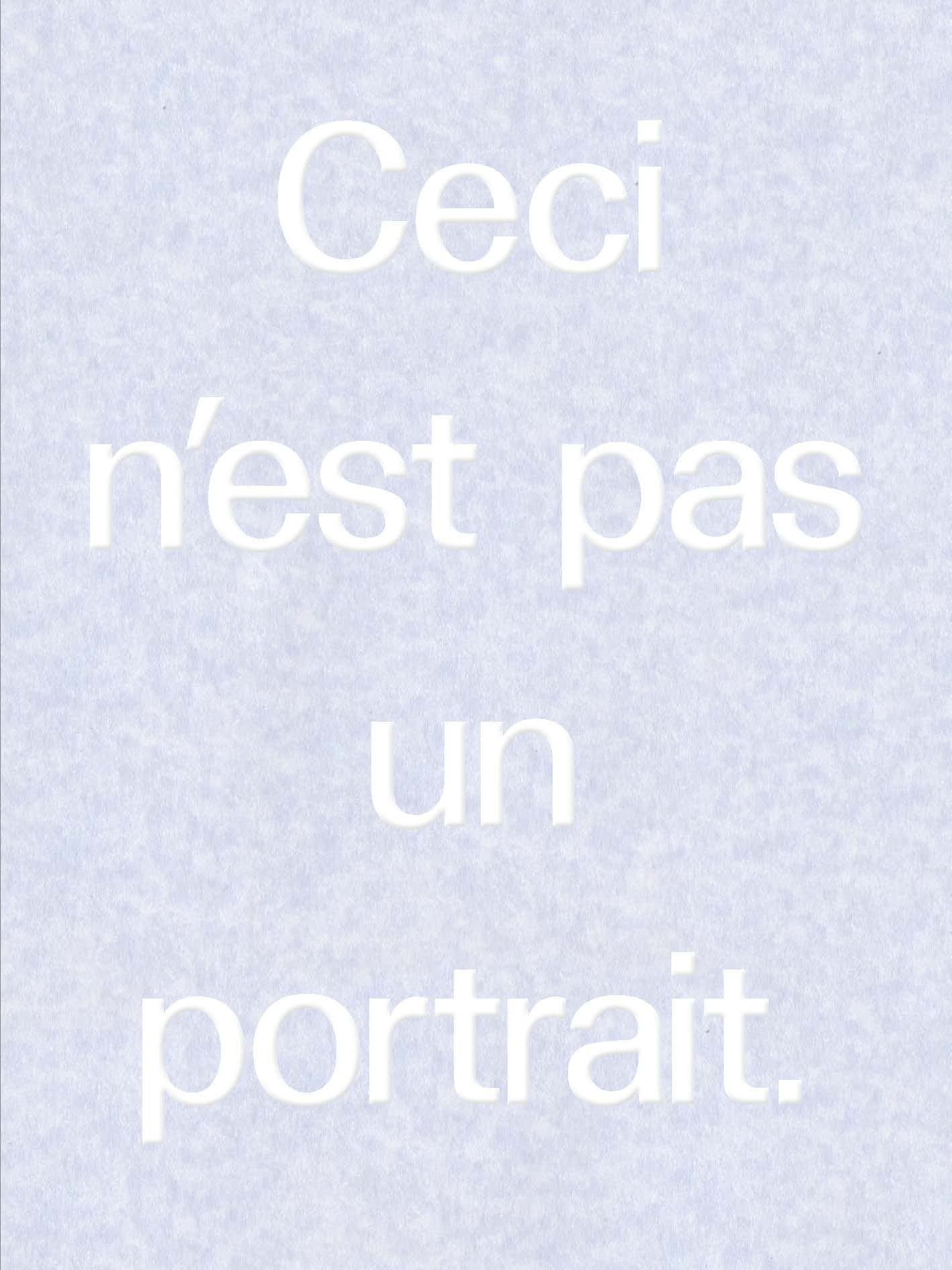 Ceci n'est pas un portrait-1