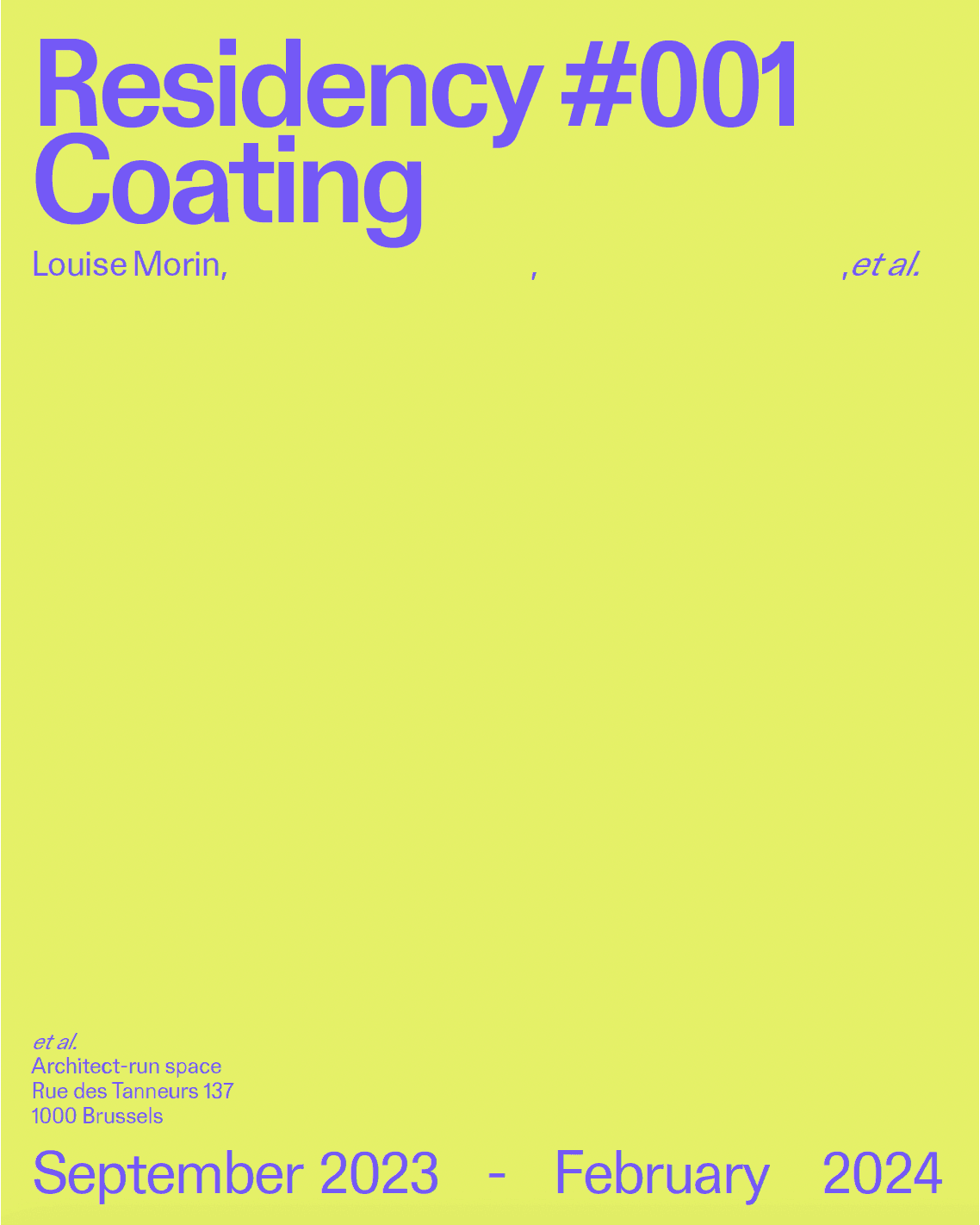 COATING, Louise Morin-0